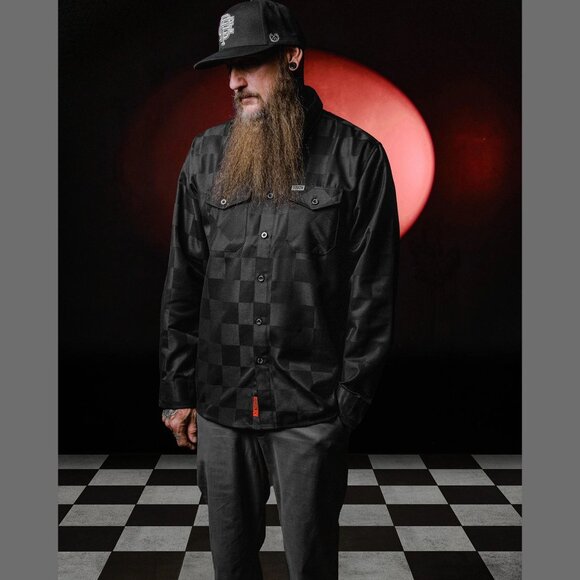 DIXXON FLANNEL - CHECKMATE Flannel Shirt Collab - Men's Large - Picture 12 of 12